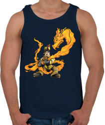 printfashion Firedragon - Férfi atléta - Sötétkék (862933)