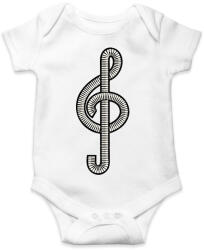 printfashion Violinkulcs - Baba Body - Fehér (14949087)