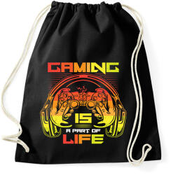 printfashion gaming - Sportzsák, Tornazsák - Fekete (13705994)