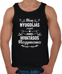printfashion Hivatásos nagymama - Férfi atléta - Fekete (9062768)