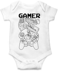 printfashion GAMER - Baba Body - Fehér (2068269)