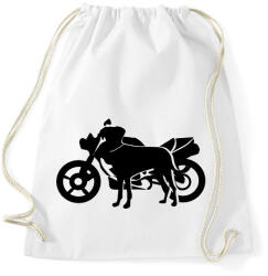 printfashion kutyamotor - Sportzsák, Tornazsák - Fehér (2910374)