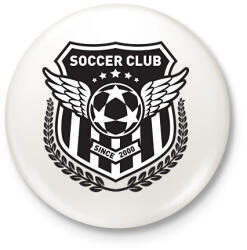 printfashion Futball klub - Kitűző, hűtőmágnes - Fehér (10938427)