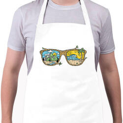 printfashion Nyaralós napszemüveg - Kötény - Fehér (6869642)