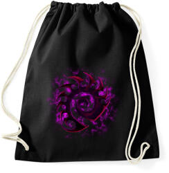 printfashion Zerg - Sportzsák, Tornazsák - Fekete (1758010)