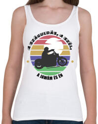 printfashion A száguldás, a szél - Jawa - Női atléta - Fehér (7205477)