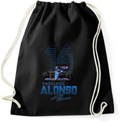 printfashion Fernando Alonso - Sportzsák, Tornazsák - Fekete (11969466)
