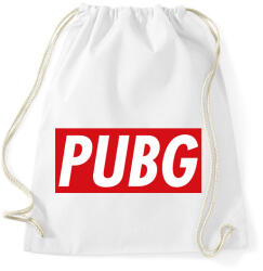 printfashion PUBG OBEY - Sportzsák, Tornazsák - Fehér (827244)