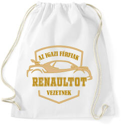 printfashion Renault sofőr - Sportzsák, Tornazsák - Fehér (4996076)