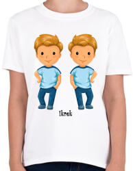 printfashion Ikrek - Gyerek póló - Fehér (2802800)