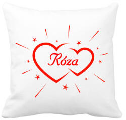 printfashion Róza - Párnahuzat, Díszpárnahuzat - Fehér (14697247)