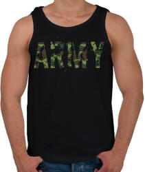 printfashion Army - Férfi atléta - Fekete (5269082)