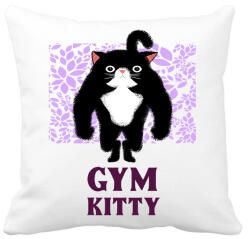 printfashion GYM KITTY - Párnahuzat, Díszpárnahuzat - Fehér (10457406)