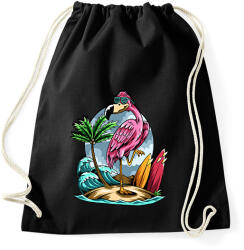 printfashion flamingo - Sportzsák, Tornazsák - Fekete (13659332)