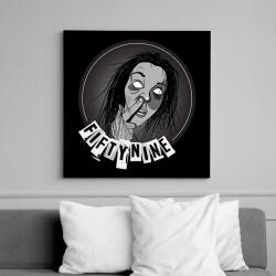 printfashion fuckofffiftynine-01wh-01 - Vászonkép - Fekete (6644031)