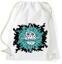 printfashion skull3dnavy - Sportzsák, Tornazsák - Fehér (2905718)