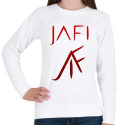 printfashion piros jafi - Női pulóver - Fehér (13380473)