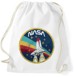 printfashion NASA vintage - Sportzsák, Tornazsák - Fehér (940316)
