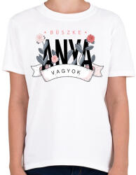printfashion Büszke anya vagyok - fekete felirat - Gyerek póló - Fehér (16044788)
