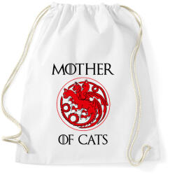 printfashion Mother of Cats - Sportzsák, Tornazsák - Fehér (1503854)