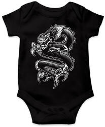 printfashion sárkány - Baba Body - Fekete (16311660)