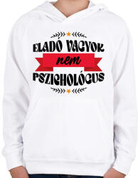 printfashion Eladó vagyok - Gyerek kapucnis pulóver - Fehér (8805285)