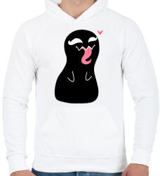printfashion Venom - Férfi kapucnis pulóver - Fehér (1358790)