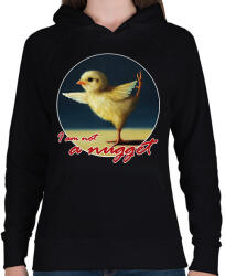 printfashion I am not nugget - Női kapucnis pulóver - Fekete (8150790)