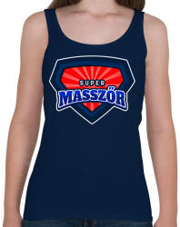 printfashion SUPERMASSZŐR - Női atléta - Sötétkék (11481927)