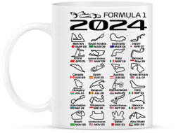 printfashion Formula 1 2024 F - Bögre - Fehér (15671012)