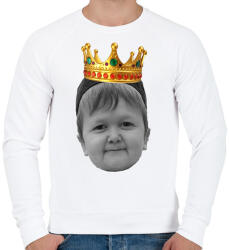printfashion Hasbulla KING - Férfi pulóver - Fehér (5028968)