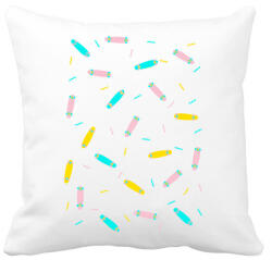 printfashion Ice cream boards tee - Párnahuzat, Díszpárnahuzat - Fehér (223825)