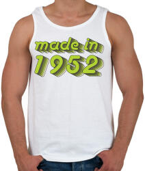 printfashion made-in-1952-green-grey - Férfi atléta - Fehér (481399)