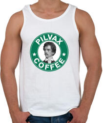 printfashion Pilvax Coffee - parody - Férfi atléta - Fehér (7327745)