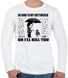 printfashion John Wick roti - Férfi hosszú ujjú póló - Fehér (12566935)