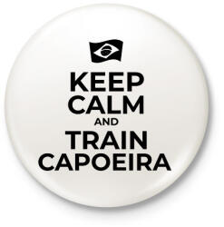 printfashion TRAIN CAPOEIRA 3 - Kitűző, hűtőmágnes - Fehér (11529251)