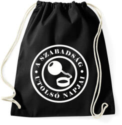 printfashion Szabadság utolsó napjai. . - Sportzsák, Tornazsák - Fekete (2618190)