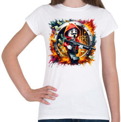printfashion LEGO - A nagy pénzrablás - La casa de papel - Női póló - Fehér (15385770)