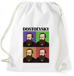 printfashion Dostoevsky - Sportzsák, Tornazsák - Fehér (7117562)