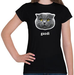 printfashion gazdi - Női póló - Fekete (10450298)