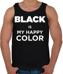 printfashion Happy color - Férfi atléta - Fekete (2362988)