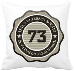 printfashion 73 - Párnahuzat, Díszpárnahuzat - Fehér (7186873)