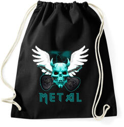 printfashion METAL2 - Sportzsák, Tornazsák - Fekete (1705202)