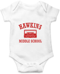 printfashion Hawkins Middle School - Piros - Baba Body - Fehér (1760178)