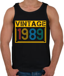 printfashion 1989 - Férfi atléta - Fekete (13132753)