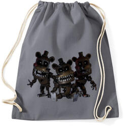 printfashion Fnaf - Sportzsák, Tornazsák - Grafitszürke (13890775)