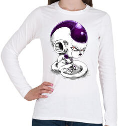 printfashion Freeza - Női hosszú ujjú póló - Fehér (1268069)