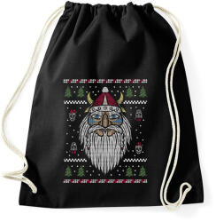 printfashion Karácsonyi csúny minta - viking - Sportzsák, Tornazsák - Fekete (5722975)