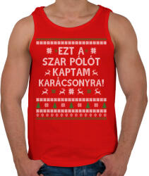 printfashion Ezt a SZ@R pólót. . . - Férfi atléta - Piros (1065971)