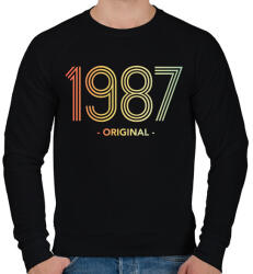 printfashion 1987 - Férfi pulóver - Fekete (11987584)